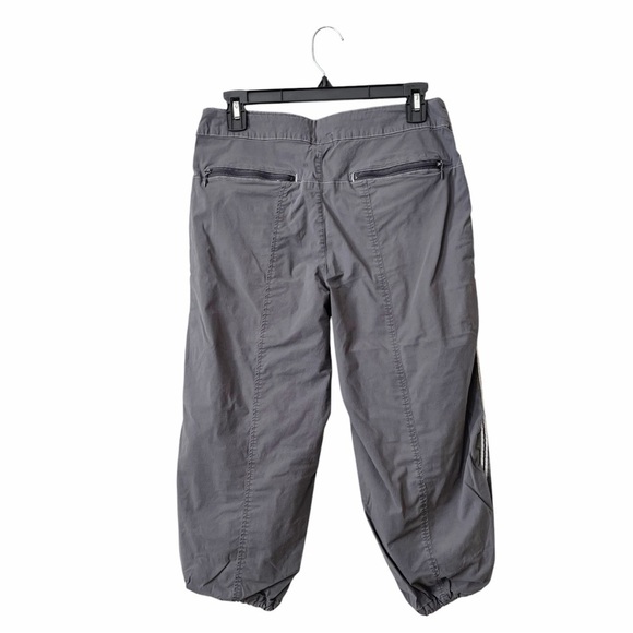 Danskin Now Drawstring Cargo Pockets Cropped Pants Women's Size M Cotton Stretch - Picture 3 of 5